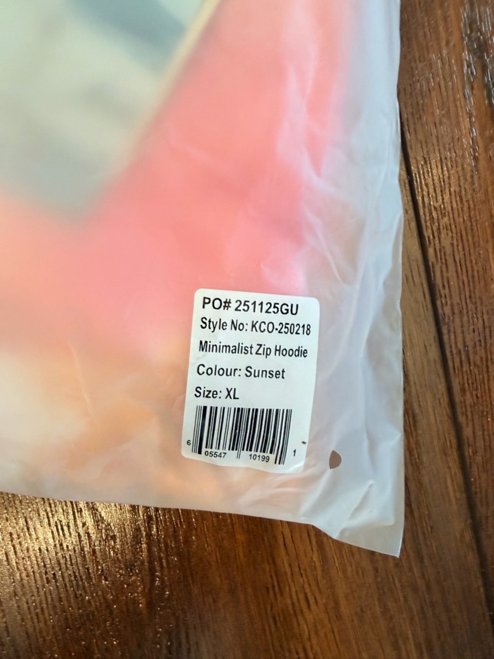 Comfrt  Tie-Dye Zip Hoodie Pink & Orange and sweats